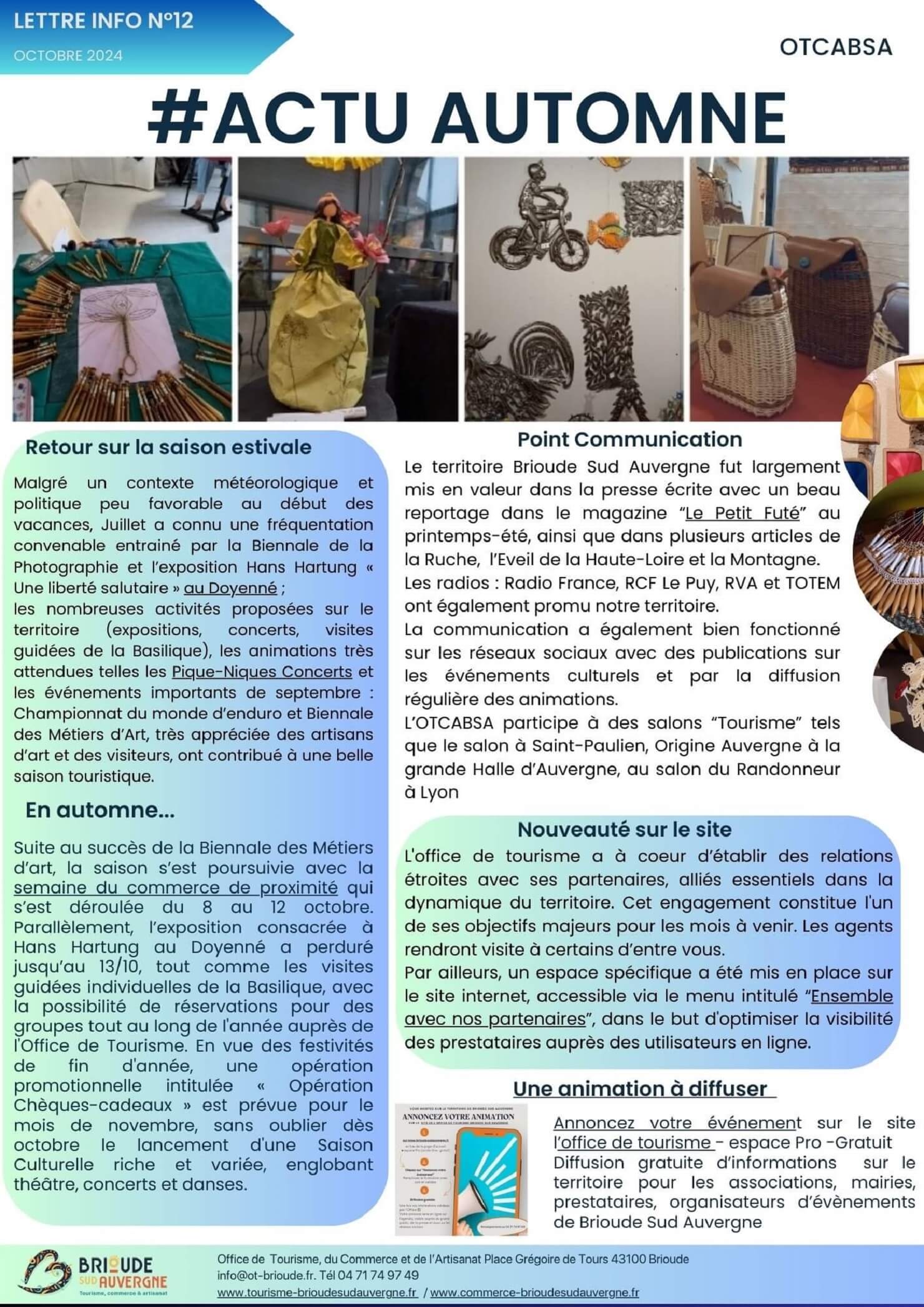 Lettre Information N°12