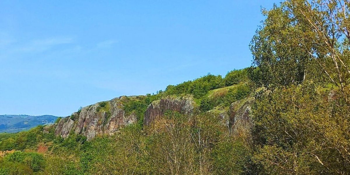 Entre Langeac et Vieille-Brioude sur la Via-Allier
