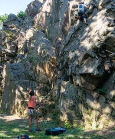 Rocher d&rsquo;escalade