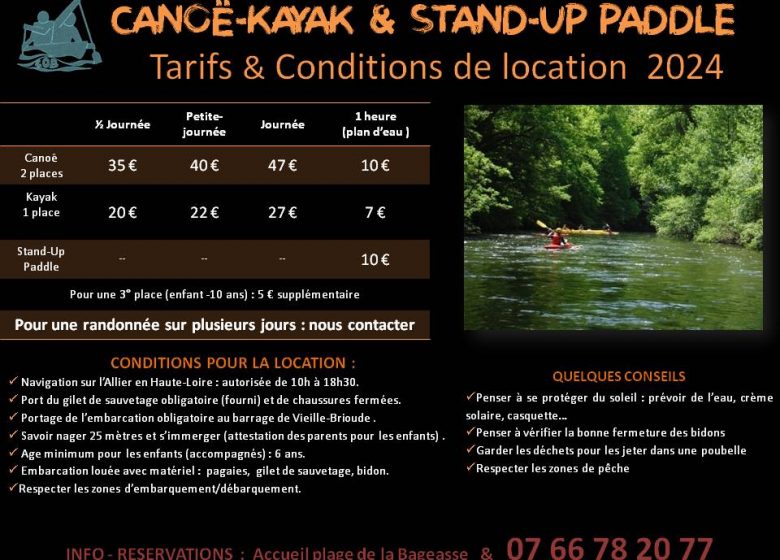 COB Kanu-Kajak: Paddle Sports Club, Verleih und betreute Ausflüge