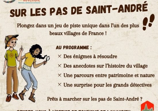 Jeu de piste « Sur les pas de Saint-André »