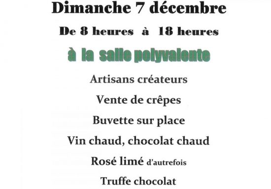 Marché de Noël à Paulhac