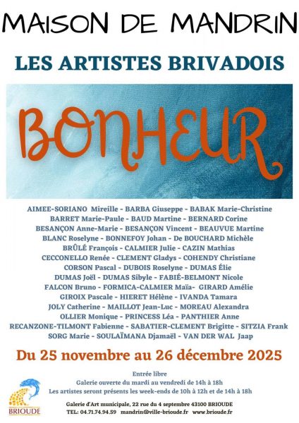 Les artistes brivadois exposent