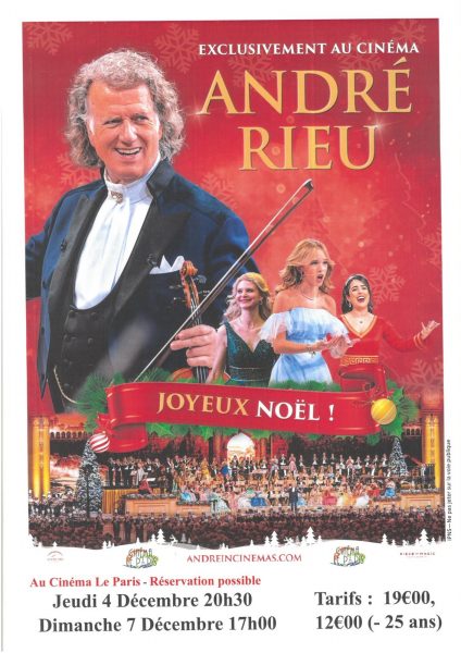 Concert d’André Rieu au cinéma