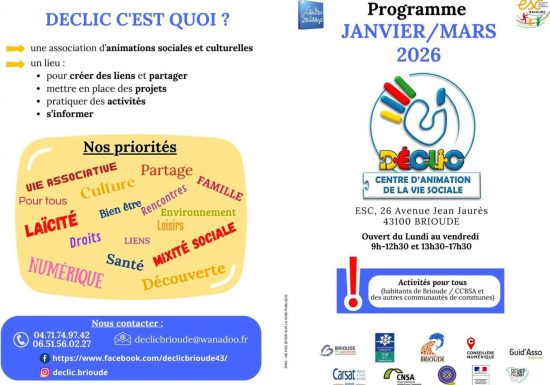 Declic -Centre d&rsquo;Animations de la vie sociale