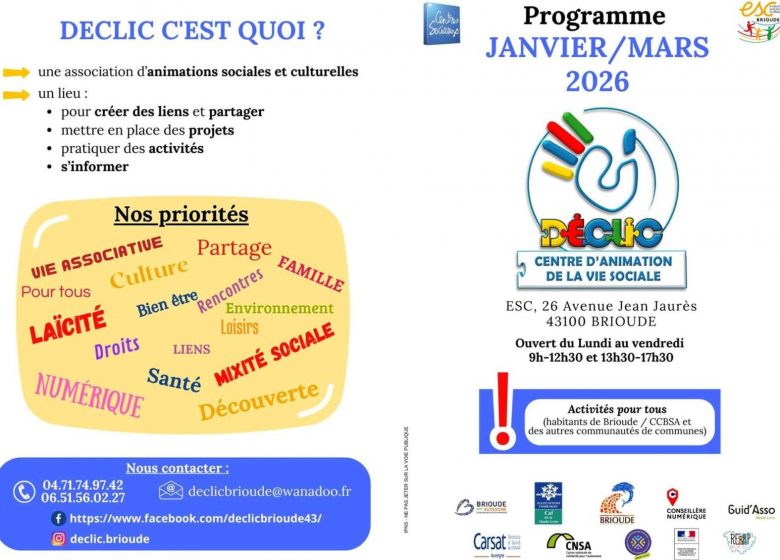 Declic -Centre d&rsquo;Animations de la vie sociale