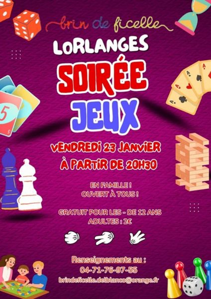 Soirées jeux avec Brin de Ficelle