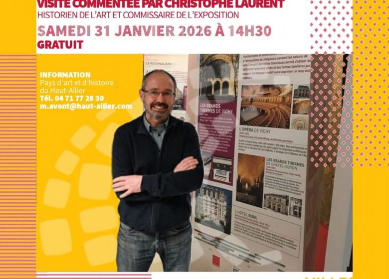 Visite commentée de l&rsquo;expo &lsquo; »L »architecture du XXe siècle en Auvergne »