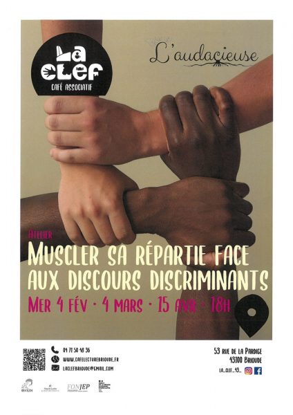 Atelier « Muscler sa répartie face aux discours discriminants »
