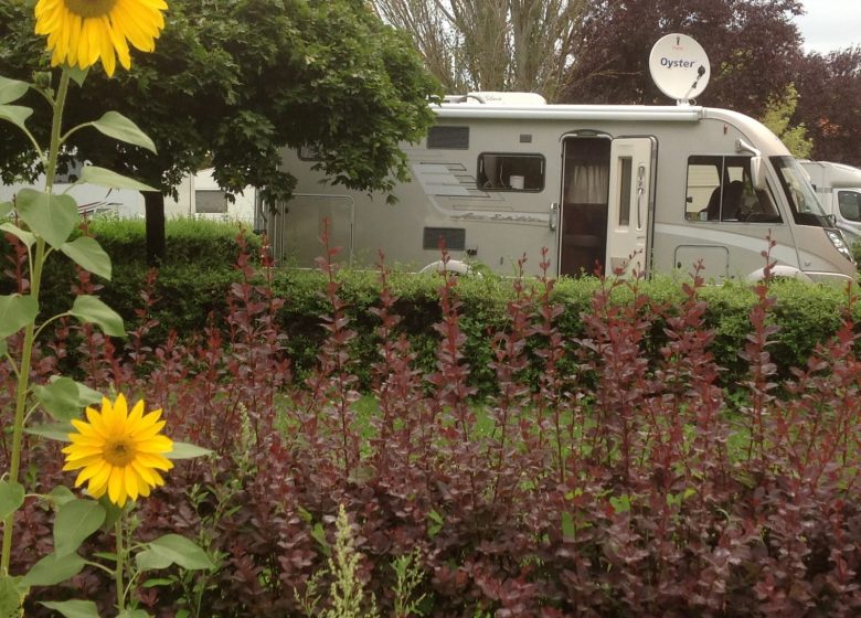 Aire de service camping-car au camping du Pont d&rsquo;Allagnon