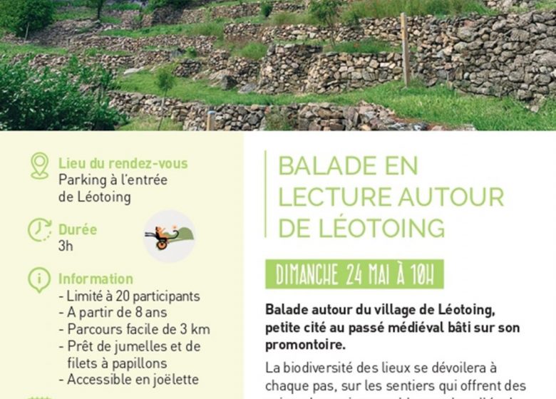Balade en lecture autour de Léotoing