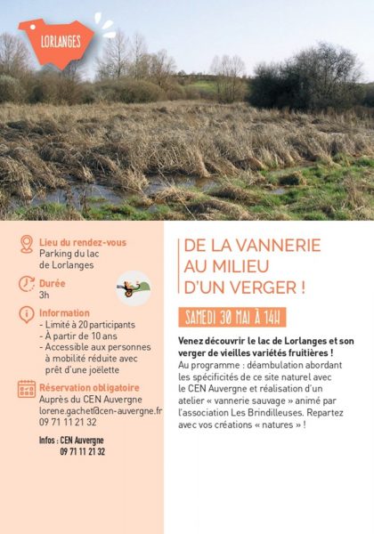 De la vannerie au milieu d&rsquo;un verger