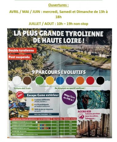 Accrobranche « Accroche toi aux branches »