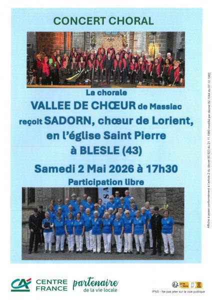 Concert SADORN, choeur de Lorient