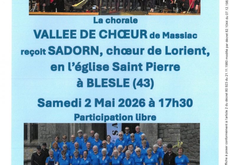 Concert SADORN, choeur de Lorient
