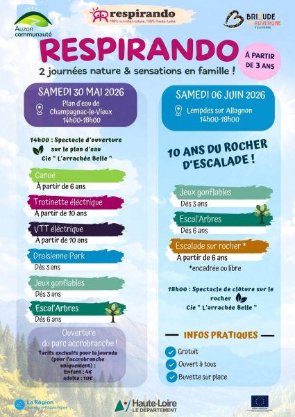 Journée et senastions en famille à Lempdes  sur Allagnon