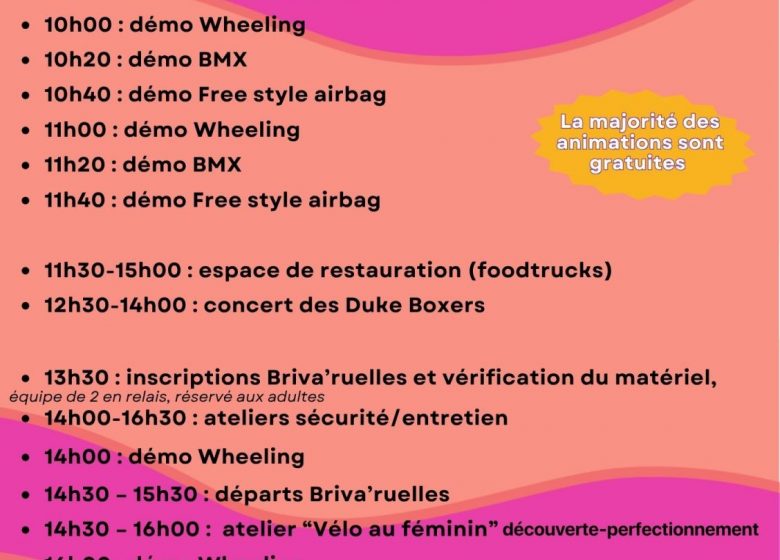 VTT Fête du vélo – Tracé –