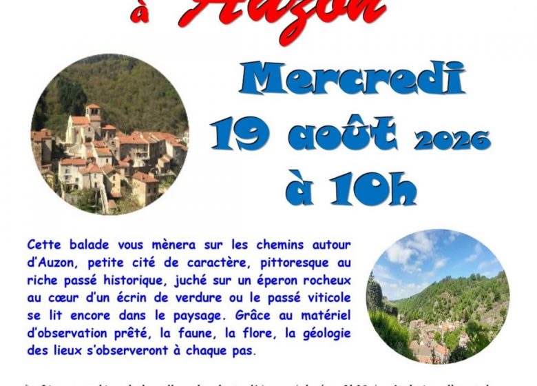 Balade nature et paysages à Auzon
