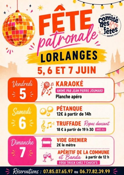 Fête patronale de Lorlanges