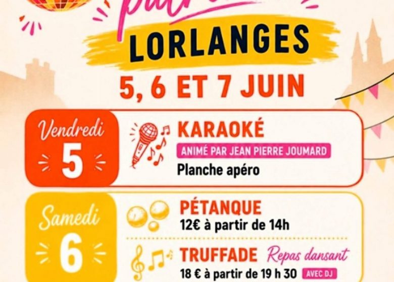 Fête patronale de Lorlanges