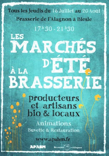 Marchés d&rsquo;été à la brasserie