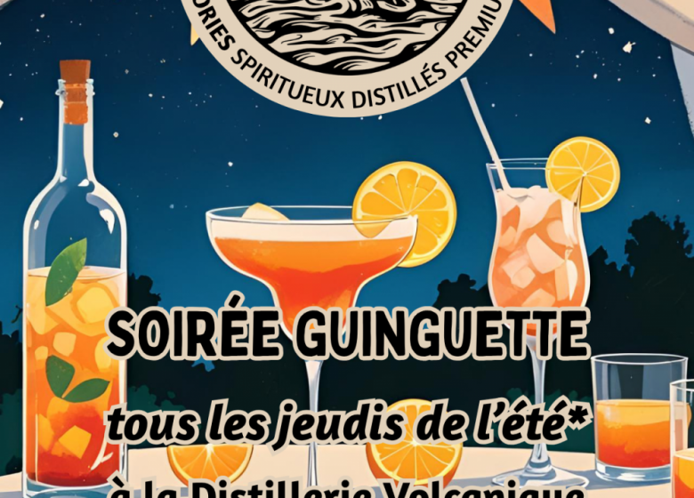 Guinguette estivale à la Distillerie Volcanique