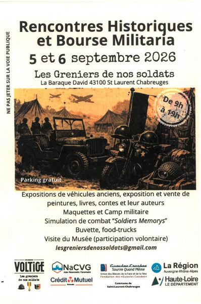 Rencontres historiques et bourse militaria