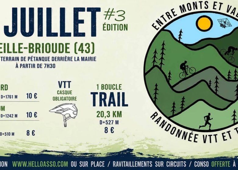 Randonnée VTT et Trail Entre Monts et Vallées