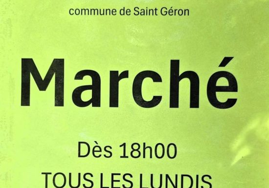 Les p&rsquo;tits marchés de Saint-Géron