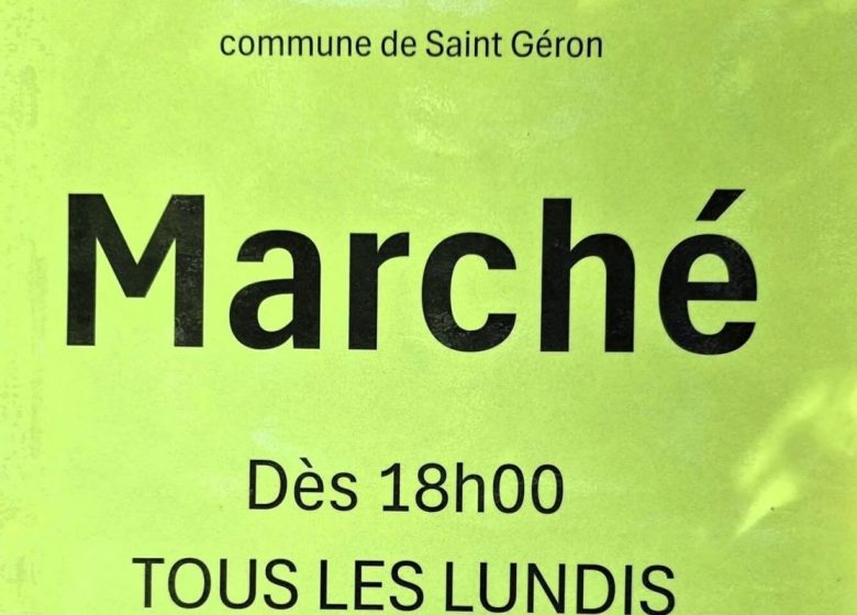 Les p&rsquo;tits marchés de Saint-Géron