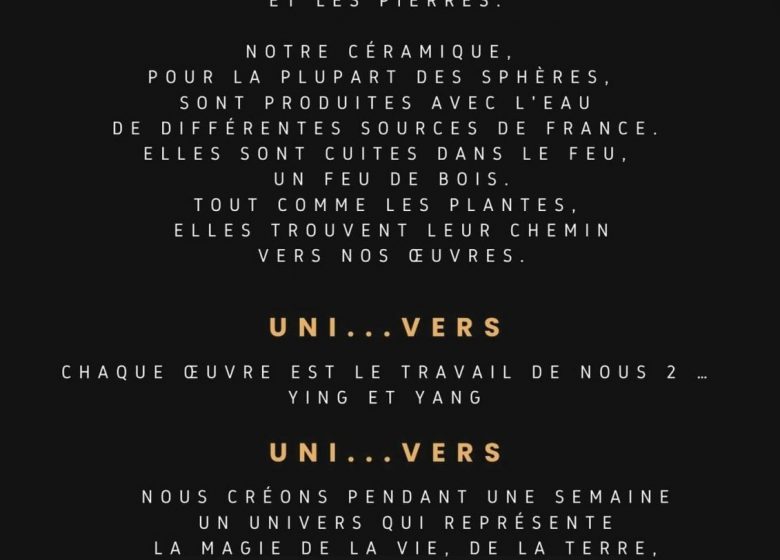 Exposition céramique Uni…Vers