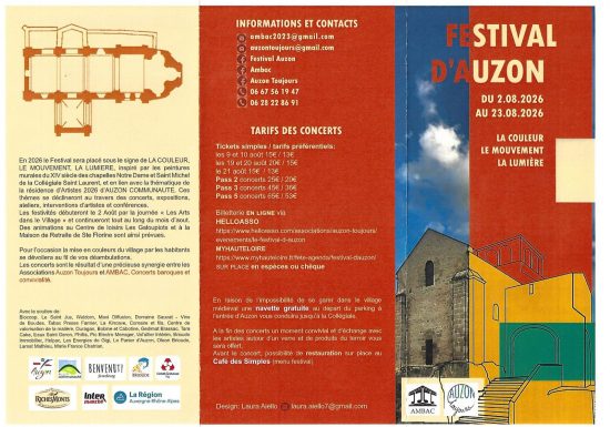 Festival d&rsquo;Auzon