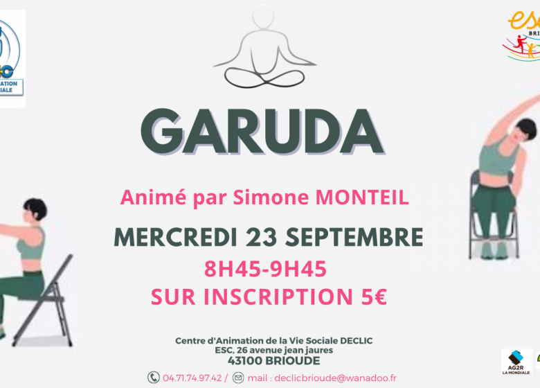 Garuda sur chaise