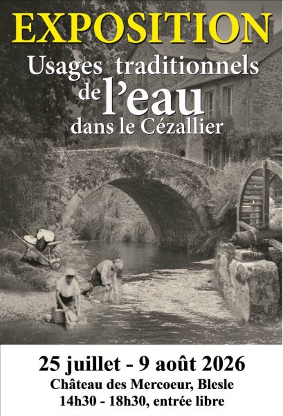 Exposition « Usages traditionnels de l&rsquo;eau dans le Cézallier »