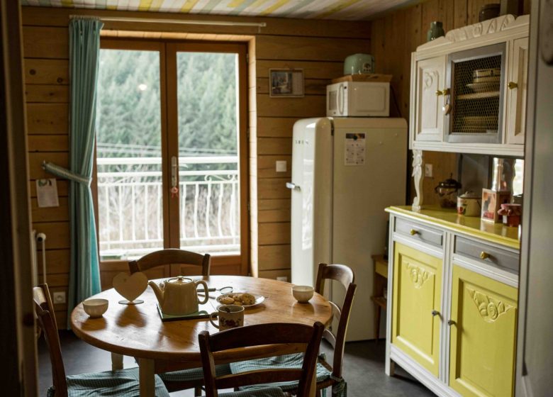 Chambre d&rsquo;hôtes SDB/cuisine 2-5 pers. « Le Vallon d&rsquo;Armandine »