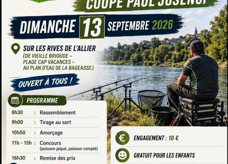 Concours de pêche coupe Paul Josenci