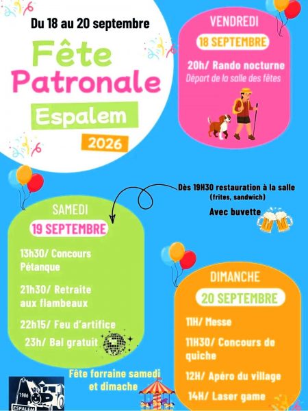 Fête Patronale Espalem
