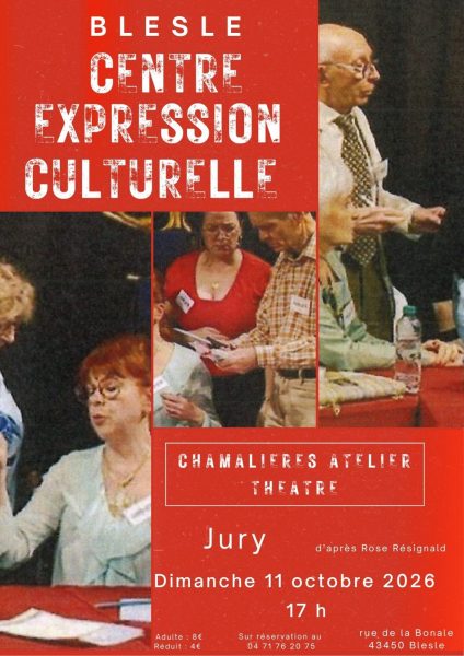Théâtre Chamalieres Atelier théâtre  » Jury »