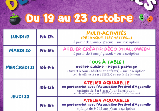 Déclic Vacances / Halloween Party !