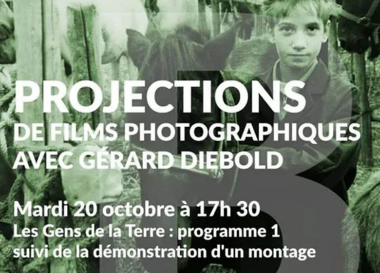 Projections de films photographiques avec Gerard Diebold