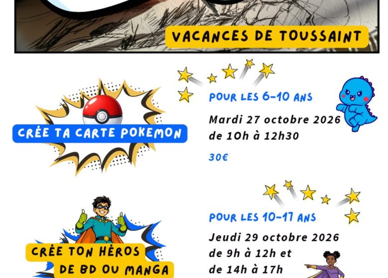 Stage de dessin pour les 10-17 ans